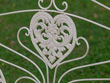 Nostalgia Giardino Panca Ferro Antico Stile mobili in Avorio Giardino