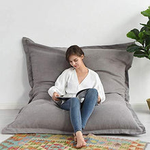 LDIW Gigante Pouf per Interni ed Esterni, Divano Pigro Poltrona Sacco Pouf Puff Ideale Come Sedia da Gaming e Sedia da Giardino,Nero,EPS - Arredi Casa