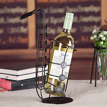 Tooarts, supporto per bottiglie di vino, decorazione per la casa Saxophone