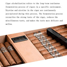 Cigar Humidor, Solido Legno di Cedro Humidor Box con Built-in Igrometro E Umidificatore Cigar Box Cigar Cabinet (330 * 230 * 100Mm)