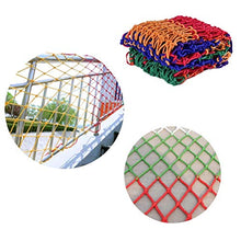 MFLASMF Rete di Sicurezza Protezione per Balcone Rete di Sicurezza per Scale per Bambini, Rete in Nylon colorato, Rete anticaduta per Balcone, Rete per Recinzione da Giardino, Rete per dec