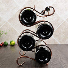 LHQ-HQ Wine Rack, Double S Wine Rack, Creativo Decorazione Wine Rack Mestieri Bronzo