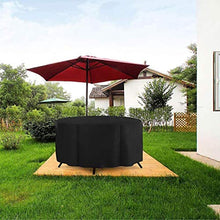 N / A Mobili da Giardino Copre mobili da Giardino per Tutto l'impermeabile Telo di Copertura mobili da Giardino Polvere Nera (Dimensioni, 230x110cm),255x95cm
