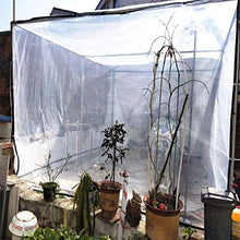 ZXHQ Telone Giardino Impermeabile 2x3m, Trasparente Teloni, Telo Trasparente Impermeabili Multiuso Resistente UV Resistente alle Intemperie per Carport Balcone Camper