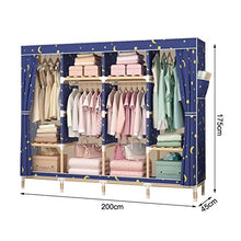 Guardaroba Hanger Piano Camera da Letto al Coperto con Coperchio Antipolvere Stendino Semplice Armadio XINYALAMP