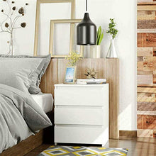 XJL Tavolino da Letto del Lato Comodino da Comodino Comodino Comodino con 3 Cassetti di Storage Camere da Letto Mobili da Camera da Letto Mobili Comodini