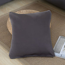 ele ELEOPTION Copridivano, Copridivano Elasticizzato, Copridivano in Poliestere, Copridivano Morbido Antiscivolo in Tessuto Spandex, Grigio, 4 Posto (Lunghezza Divano 220-300cm)