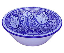 Saharashop Lavabo in ceramica orientale Safi blu grande