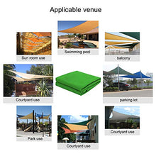 SH 3 x 3 x 3 m verde parasole vela triangolo UV blocco tenda parasole parasole parasole esterno patio tessuto riparo tenda schermo