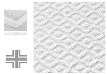 Casa Tessile, Coprimaterasso Sanity spugna con angoli Maxi, 1 piazza e mezza 135x200+25 cm