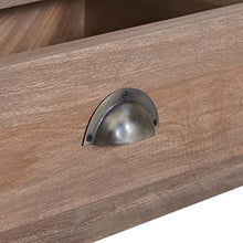 vidaXL - Sideboard 90x30x58 cm Teak Massivholz