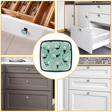 Bunny Mermaid Pomelli per Porta Set di 4 Pomelli per Mobili Manopole per Cassetti Cucina Armadio Vetro
