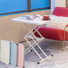 Sollevamento Tavolo da esterno 4 Altezza regolabile Pieghevole Portatile Computer Supporto per la scrivania, Dining Comodino Caffè Camping BBQ TABELLO Studio da tavolo, tavolo stoccaggio auto-Bianco