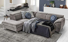 Dafnedesign.Com - Divano angolare 3 posti con penisola a Sinistra - Colore: Platino - cm. 271 x 222 x 94h