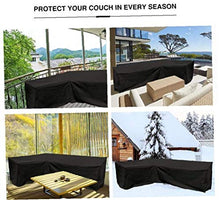 Patio Mobili Shield a Forma Di L Divano Scudo Antipolvere Impermeabile Mobili Protezione D'angolo Divano Shield Per Dell'interno Esterna Veranda Accessori Da Giardino