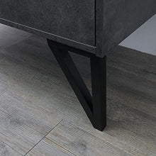 Kiamami Valentina MOBILE BAGNO A TERRA 101CM CON LAVABO STILE INDUSTRIAL SPECCHIO | VIENNA