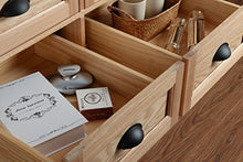 RUBEZA - Vanità da bagno in legno da 900 mm, colore: Bianco