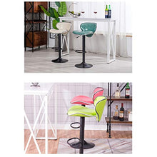 XXT - Sedia da bar, sedia da bar, sgabello da casa, sgabello da bar, bancone multicolore e marrone (colore: argento)