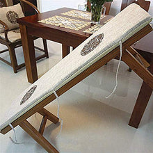 DIELUNY Cuscini per sedie a Dondolo Lunghi Traspiranti, Cuscino Imbottito per Panca Altalena Cuscino per sedie da Esterno Imbottito in Spugna per Esterni, Verde 30x200cm (12x79In)