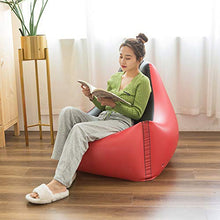 Pohove, divano gonfiabile pieghevole, comodo divano gonfiabile in PVC resistente, portatile ispessito gonfiabile per soggiorno, camera da letto, sala giochi, cuscinetto di carico: 100 kg
