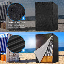 HTLLT Copertura per Sedia Altalena da Giardino per Esterni Terrazza Impermeabile Spiaggia Mobili Antipioggia Copertura Antipolvere Mobili Custodia per Sedia