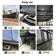 Rete ombreggiante Rete Resistente Ai Raggi UV con Tessuto Oscurante da 80% con Occhielli per Giardino Terrazza Giardino, Nero (Dimensioni : 4x7M)