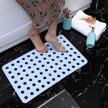 LZYMLG Tappetini da Bagno Tappetini da Bagno Tappetini da Bagno Tappetini da Bagno Anti-Caduta Blu [Rettangolo] 39 * 74 CM
