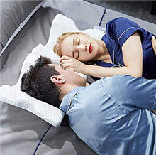 AJIAFA Lovers Mini Cuscini da Viaggio Cuscino da Ufficio Multifunzione Cuscini in Memory Foam Cuscini da Viaggio per Aerei Prevenire Intorpidimento del Braccio (2 Pezzo)