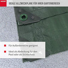NOOR 042185SISCHGR Privacy Shield incatramata 140g / m² 1,80 x 5 Verde
