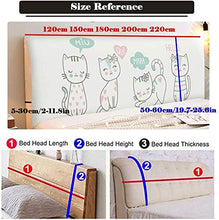 LANG ZI Fodera per Testata Letto Elastico Copri+Testata+per+Letto Copri/Copertura Testata Letto Copritestata Letto Singolo/Matrimoniale, Copertura Testata Letto Copritestata Protezione Testata.