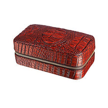 Cigar Box di stoccaggio Gli uomini e le donne viaggiano ideale portatile Cigar Box di stoccaggio bello regalo può contenere 6 Leather Cigar Humidor Cigar Box Perfetto da usare in ufficio e camera da l