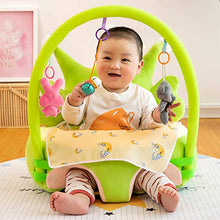Coprisedile di supporto per divano per bambini, per imparare a sedersi, senza riempimento, colore: verde