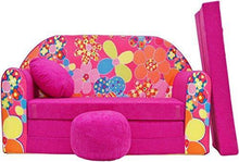 Pro Cosmo Divano con Materasso Giapponese FUTON MOBILI per Bambini + POUFF/POGGIAPIEDI E Cuscino (H12) - Arredi Casa
