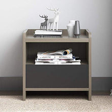 ZHANGYY Comodino Comodino in Legno Armadietti di stoccaggio Mobili per Camera da Letto Comodini Comodini per Camera da Letto/Soggiorno/Sala Studio Comodini (Colore: Grigio, Dimensioni: