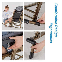 Lettini Pieghevoli Sedia a Dondolo da Giardino per Esterni Relax Comfort | Sedia a Sdraio Sedia a Sdraio Sedia a Sdraio Reclinabile con Cuscini