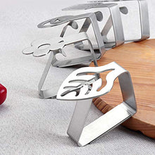 NINGYE - Clip per tovaglia in acciaio inox, supporto per tovaglia e accessori da cucina