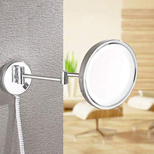 AJH Home Specchio da toeletta Specchio da Trucco Specchio da Trucco Specchi da Barba da Parete per Bagno Specchi da Barba Illuminati a LED Ingrandimento 10X Decorare per