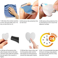 10 Ganci Adesivi Impermeabile in Acciaio Inox, Appendini Portasciugamani per Cucina e Bagno