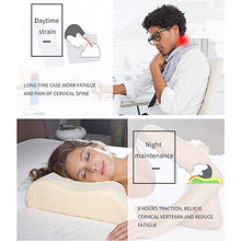 QYS Cuscino ergonomico in Memory Foam, Cuscino Ortopedico, Cuscino Memory Lavabile Morbido con Supporto di Contorno, Massaggio cervicale,4