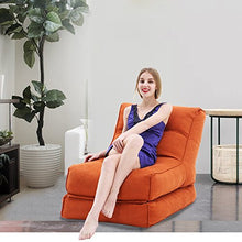 Poltrone LHA Divano Pigro Divano Singolo Divano Finestra (Colore : Orange)