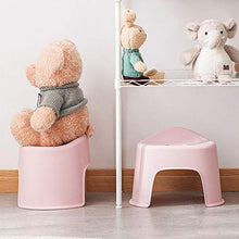 STKASE® Sgabello Antiscivolo Progettato Appositamente per I Bambini, con 2 Scalini, Sgabello da Pediera per Bambini, Sedile per Addestramento per WC, Sgabello per Bambini in Bagno,Rosa