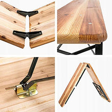 QLS Set di mobili da giardino, pieghevole, da campeggio, 220 cm