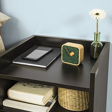 SoBuy Comodino Marrone, Comodino Letto con cassetto FBT66-BR