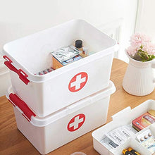XXFFD Medicine Box Home Cassetta di Pronto Soccorso Scatola di immagazzinaggio Scatola di immagazzinaggio di Droga Multistrato Leggera e Portatile
