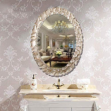 HFFFHA Specchio da Bagno Specchio Europeo per la Decorazione Domestica Specchio per Il Trucco da Parete