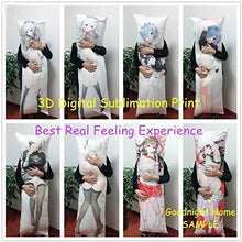 Zenghh Interessante nuova microfibra Federe posteriore lungo Cuscino Abbraccio Abbraccio Pillowslip Due modelli a doppia faccia Biancheria da letto grande king size Semplice Accessori di moda for inte