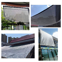 Rete Ombreggiante, Traspirante, Modelli Differenti, Multiuso, Antistrappo, Foglio di Alluminio, Argento, per Giardino Balcone Terrazza, Auto Coperture, Telo da Sole da Esterno