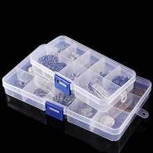 BGSFF Portapillole da Viaggio Portatile per Tablet portapillole Trasparente e visibile 10 Trasparente