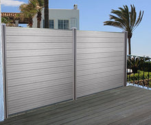 Mendler Pannello supplementare frangivento Privacy Sarthe WPC 188cm Grigio