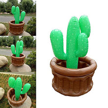 Youool Secchiello per Bevande ghiacciato Forma di Cactus di Cocco Gonfiabile Secchiello da Cocco per Piscina